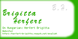 brigitta herfert business card